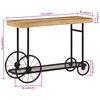 vidaXL Table console 112x36x76 cm bois massif de manguier et fer