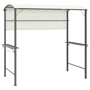 vidaXL Belv&eacute;d&egrave;re avec toit 220x110x200 cm Cr&egrave;me