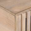 vidaXL Table basse blanc 80x51x40 cm bois de manguier massif