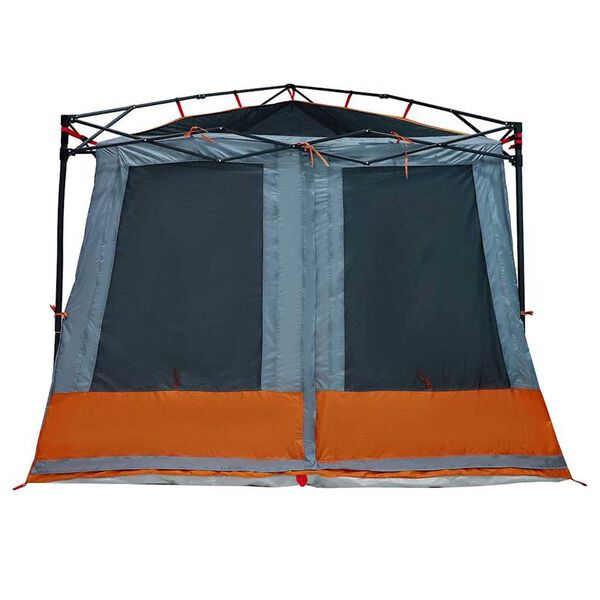 vidaXL Tente int&eacute;rieure Gris et orange 291 x 291 x 240 cm taffetas