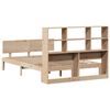 vidaXL Lit biblioth&egrave;que sans matelas 160x200 cm bois massif de pin