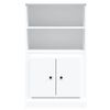 vidaXL Buffet haut blanc 60x35,5x103,5 cm bois d'ing&eacute;nierie