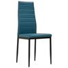 vidaXL Ensemble de salle &agrave; manger 5 pcs Similicuir Bleu marine