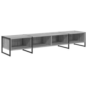 vidaXL Meuble TV Gris Sonoma 170,5 x 36 x 30,5 cm Bois d'ing&eacute;nierie