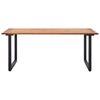 vidaXL Ensemble &agrave; manger de jardin avec coussins 5 pcs r&eacute;sine tress&eacute;e
