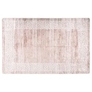 vidaXL Tapis lavable 80x150 cm Beige