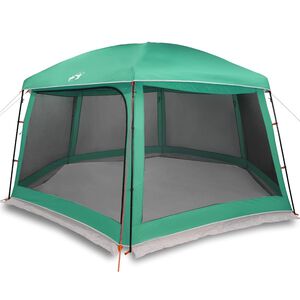 vidaXL Tente piscine toit amovible parois maille vert d'eau 618x532 cm