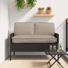 vidaXL Ensemble de coussins 3 pcs Taupe Tissu Oxford