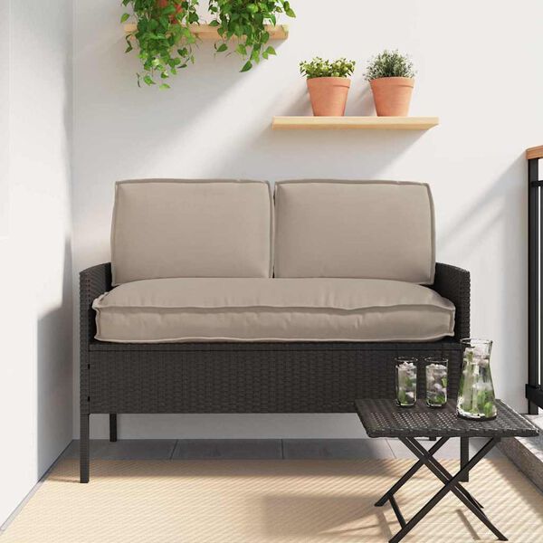 vidaXL Ensemble de coussins 3 pcs Taupe Tissu Oxford