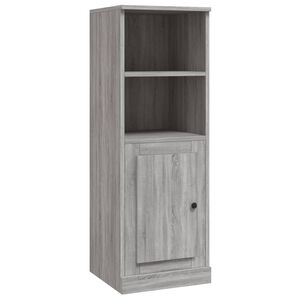 vidaXL Buffet haut sonoma gris 36x35,5x103,5 cm bois d'ing&eacute;nierie