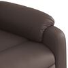 vidaXL Fauteuil inclinable Marron Similicuir