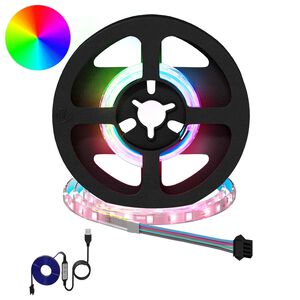 vidaXL Bande LED 2 pcs Noir et Transparent 250 mm Cuivre et plastique