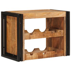 vidaXL &Eacute;tag&egrave;re &agrave; vin 100 x 45 x 33 cm Bois de mangue brut solide