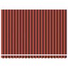 vidaXL Auvent Rétractable orange et marron 450 × 300 cm Tissu et Métal