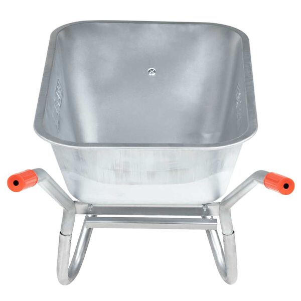 vidaXL Brouette 90 L 150 kg acier galvanis&eacute; et plastique