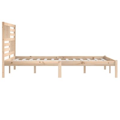 vidaXL Cadre de lit 180x200 cm Super King bois de pin massif