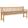 vidaXL Set de coussins de palette 2 pcs Taupe 180 x 40 x 8 cm