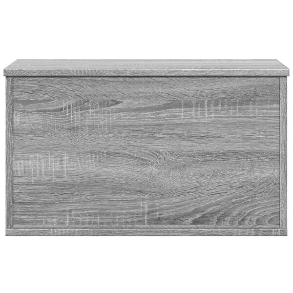 vidaXL Bo&icirc;te de rangement sonoma gris 60x35x35 cm bois d'ing&eacute;nierie