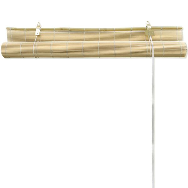vidaXL Store &agrave; rouleau bambou naturel 150x220 cm