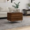 vidaXL Table basse Ch&ecirc;ne marron 60x44,5x45 cm Bois d'ing&eacute;nierie