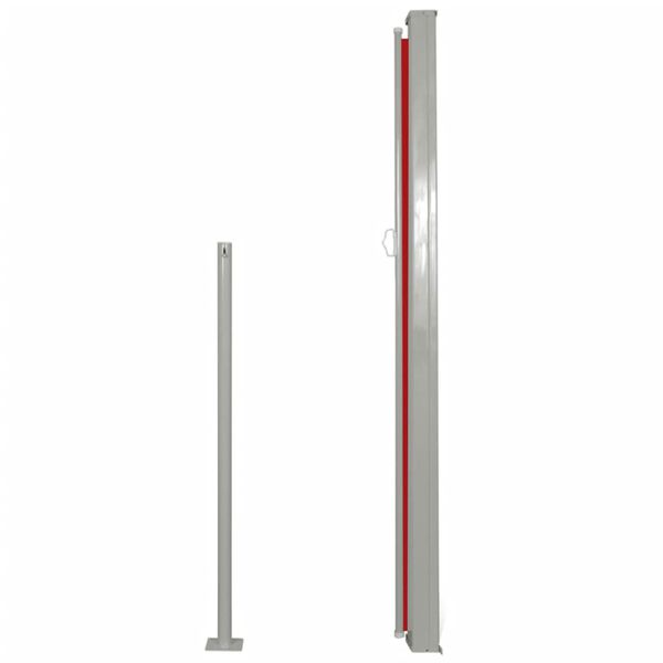 vidaXL Auvent lat&eacute;ral de patio 180x300 cm Rouge