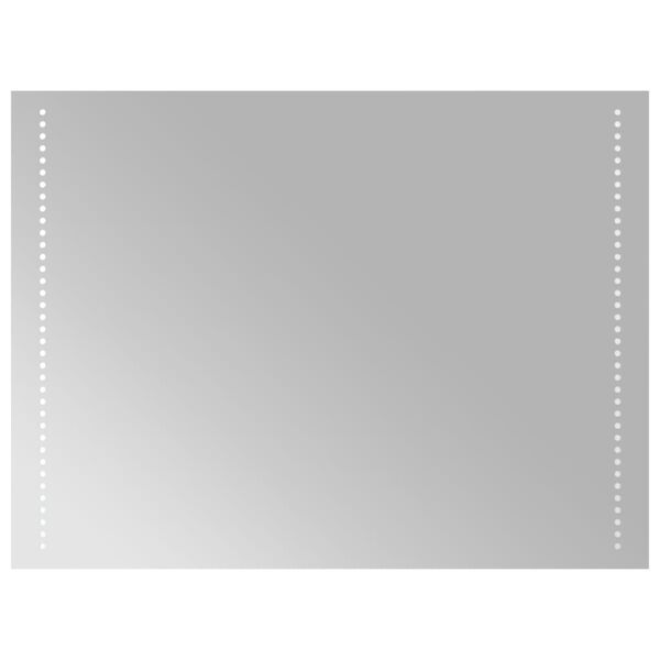 vidaXL Miroir de salle de bain &agrave; LED 80x60 cm