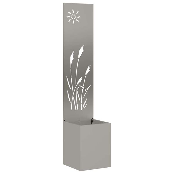 vidaXL &Eacute;cran de confidentialit&eacute; de jardin Fretwork Rouill&eacute; 32 x 140 cm