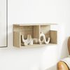 vidaXL Armoire murale 60x20x30 cm ch&ecirc;ne sonoma bois d'ing&eacute;nierie