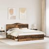 vidaXL Cadre de lit Bois ancien 200 x 200 cm Pin massif