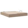vidaXL Lit de Rangement avec matelas Cappuccino 180 x 200 cm Faux cuir