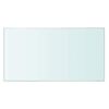 vidaXL Panneau d&rsquo;&eacute;tag&egrave;re Verre transparent 30 x 12 cm