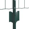 vidaXL Cl&ocirc;ture avec poteau Vert 0,4 x 25 m Acier et PVC