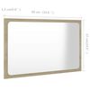 vidaXL Ensemble de meubles de salle de bain 2 pcs Ch&ecirc;ne Sonoma