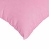 vidaXL Coussins de canapé 2 pcs Rose 50 x 50 cm tissu