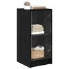 vidaXL Buffet Chêne noir 35 x 37 x 76 cm Bois d'ingénierie