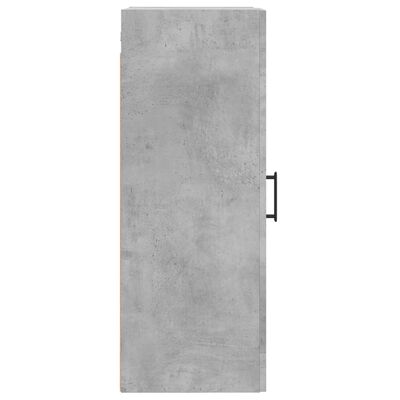 vidaXL Armoire murale gris béton 34,5x34x90 cm bois d'ingénierie