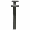 vidaXL Pieds de table basse en forme de X, 2 pi&egrave;ces, anthracite, 50 x (30-31) cm, acier