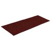 vidaXL Tapis d'escalier autocollants 30 pi&egrave;ces 60 x 25 cm Rouge bordeaux Rectangulaire