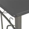 vidaXL Ensemble de bar 3 pcs Bois et acier Anthracite