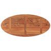 vidaXL Dessus de table 140x50x3,8 cm ovale bois massif d'acacia