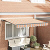 vidaXL Auvent R&eacute;tractable Multicolore 350 x 200 cm tissu