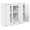 vidaXL Buffet blanc 85x34x76 cm bois d&rsquo;ing&eacute;nierie