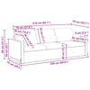 vidaXL Ensemble de Canap&eacute;s 2 pcs Gris fonc&eacute; 228 x 78 x 80 cm Velours
