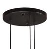 vidaXL Lampe suspendue 25 W multicolore 30x30x100 cm E27