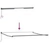vidaXL Auvent r&eacute;tractable anthracite et blanc 4,5x3 m tissu/aluminium