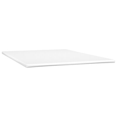 vidaXL Sommier à lattes de lit avec matelas Cappuccino 140x190 cm