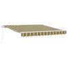 vidaXL Auvent Vert et jaune 300 x 250 x 165 cm Polyester