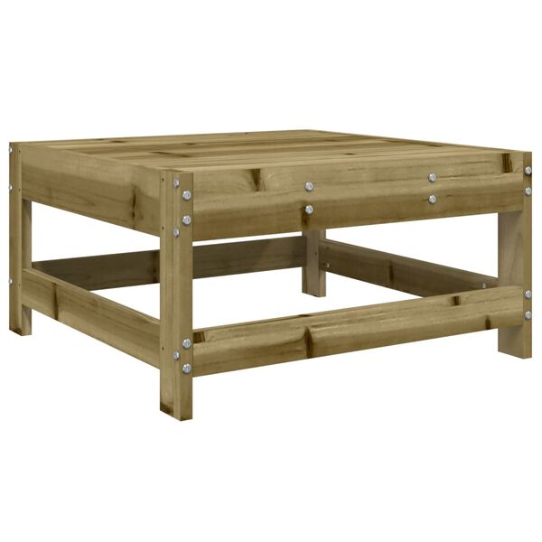 vidaXL Salon de jardin 10 pcs bois de pin impr&eacute;gn&eacute;