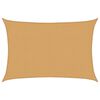 vidaXL Voile d'ombrage 160 g/m&sup2; rectangulaire sable 2x3 m PEHD