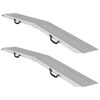 vidaXL Ramp de Chargement 2 pcs Argent 186 x 23 x 4,5 cm